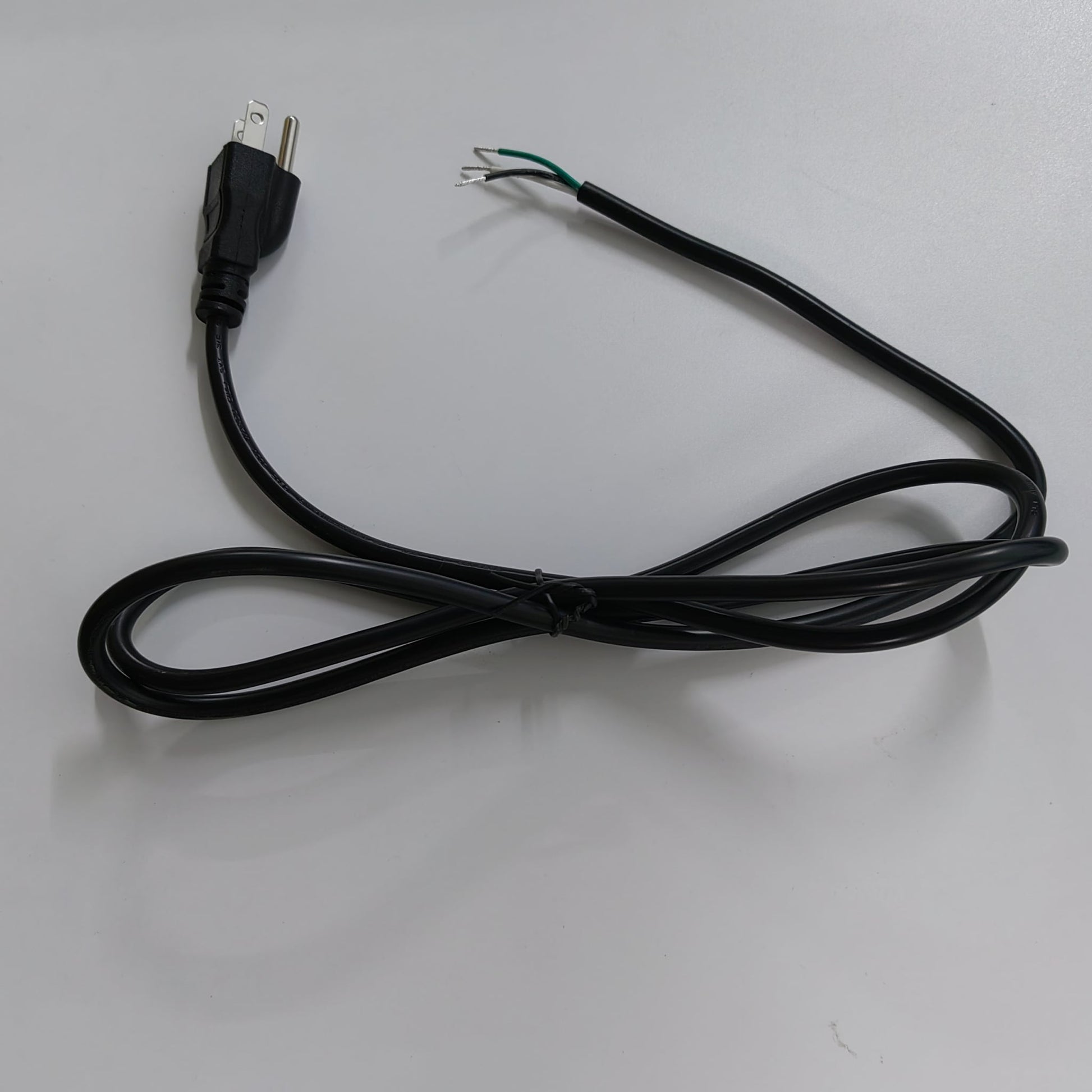 Grounded 3-Prong AC Power Cord – 5ft, 18AWG-0