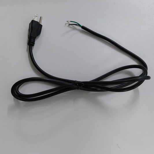 Grounded 3-Prong AC Power Cord – 5ft, 18AWG-0