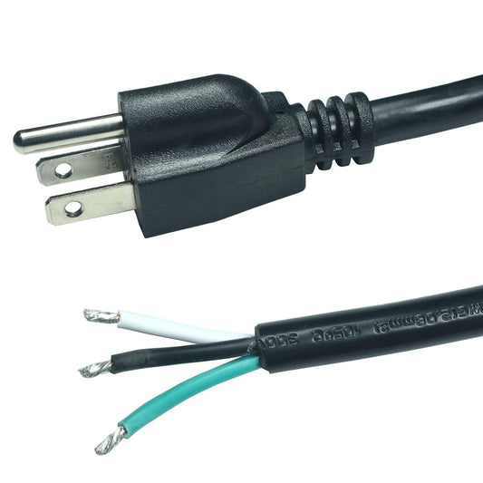 Grounded 3-Prong AC Power Cord – 5ft, 18AWG